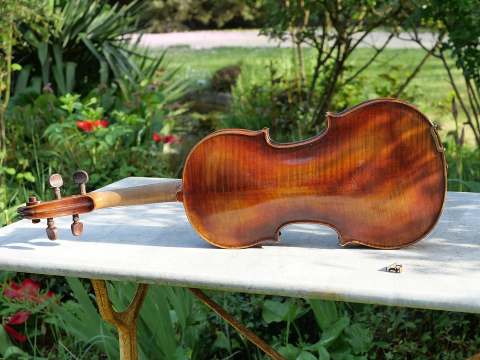 Violon 4/4 Acoulon & Blondelet avec marque au fer Maître Sarazat LND24VIO001 - Image 4 of 4