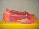 100% AUTHENTIC NEW WOMEN FENDI CINDERELLA CHIFFON RASBERRY FLAT SANDALS US 8.5 — photo 3