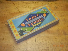 VINTAGE MARKS BROTHERS CO. TABLE TENNIS SET PING PONG IN BOX