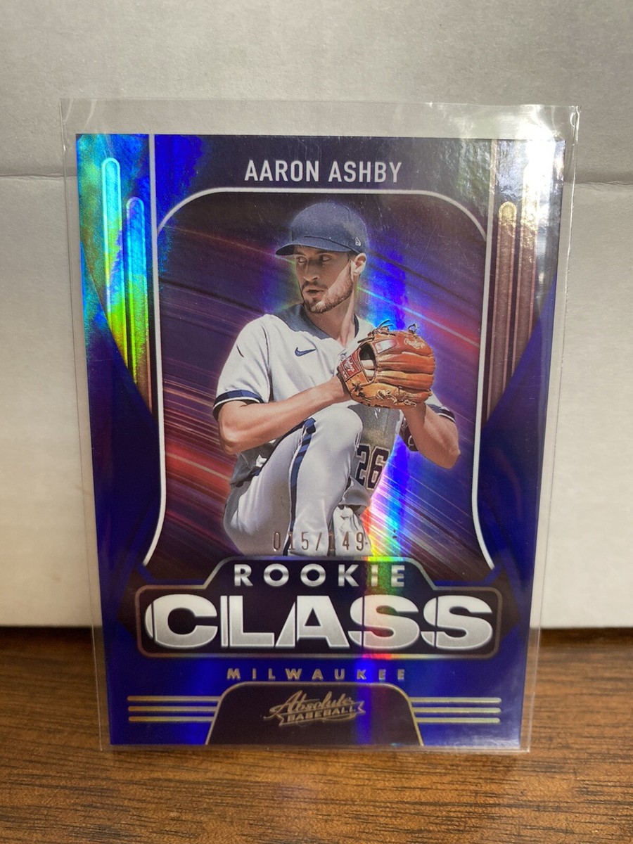 Aaron Ashby RC 2022 Panini Absolute Rookie Class Spectrum Blue
