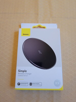 Baseus Qi Wireless Charger Pad 15W Charge Dock for Airpods iPhone 11 Pro Max