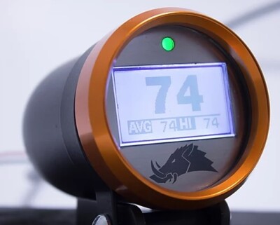 Razorback Orange Infrared Belt Temperature Gauge For 2007-2020 Polaris RZR