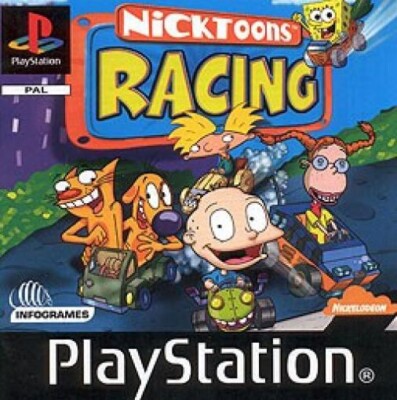 PS1 / Sony Playstation 1 - Nicktoons Racing mit OVP sehr guter Zustand