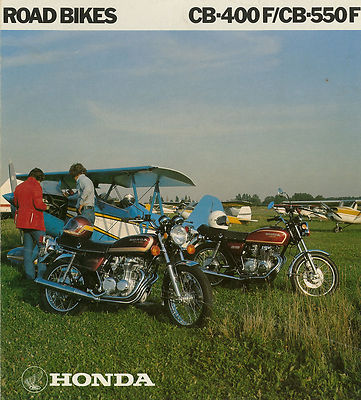 HONDA Brochure CB550 CB550F & CB400 CB400F 1977 Sales Catalog