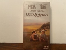 Out of Africa VHS Original Release MCA Watermark New VHS Movie Robert Redford