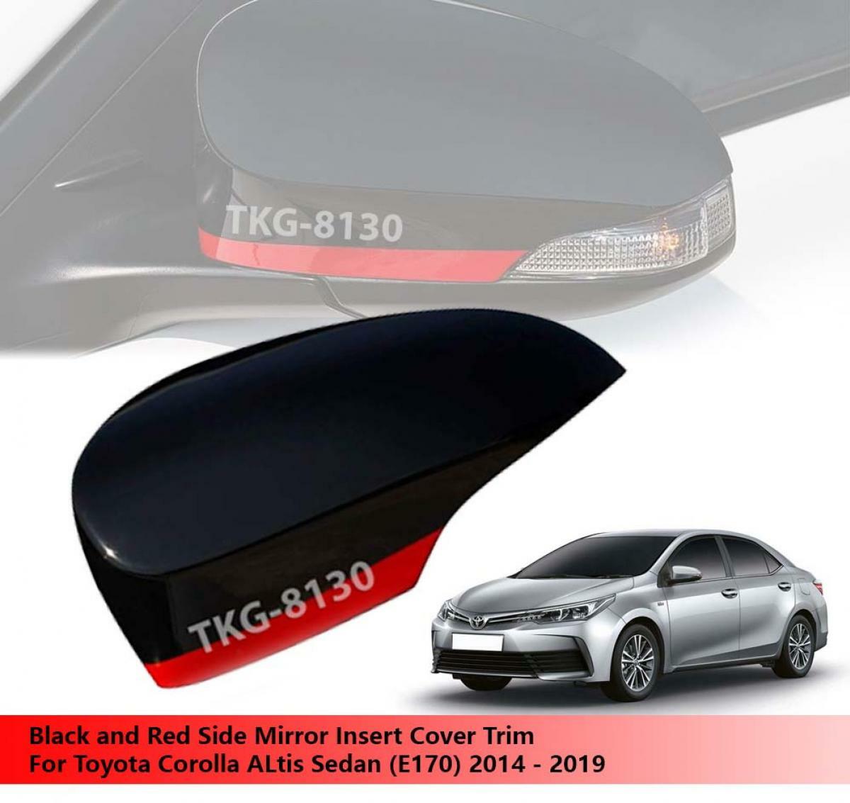 Side Mirror Cover For Toyota Corolla Altis Sedan 2014 2015 2016