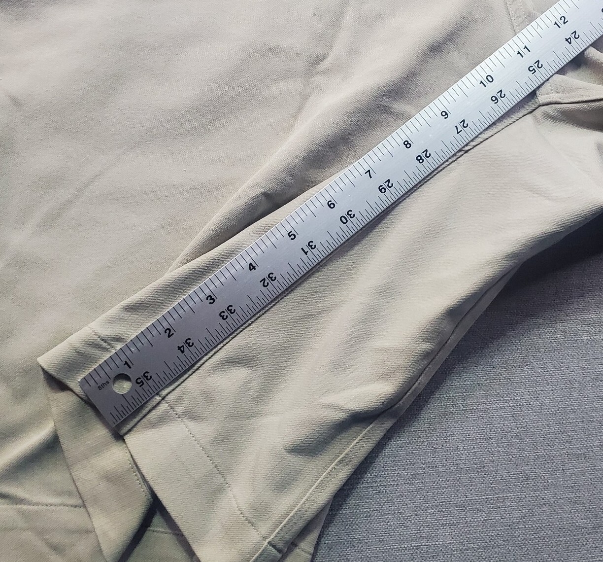 Lululemon Commuter Beige Cargo Shorts Mens Sz 38 Stre… Gem