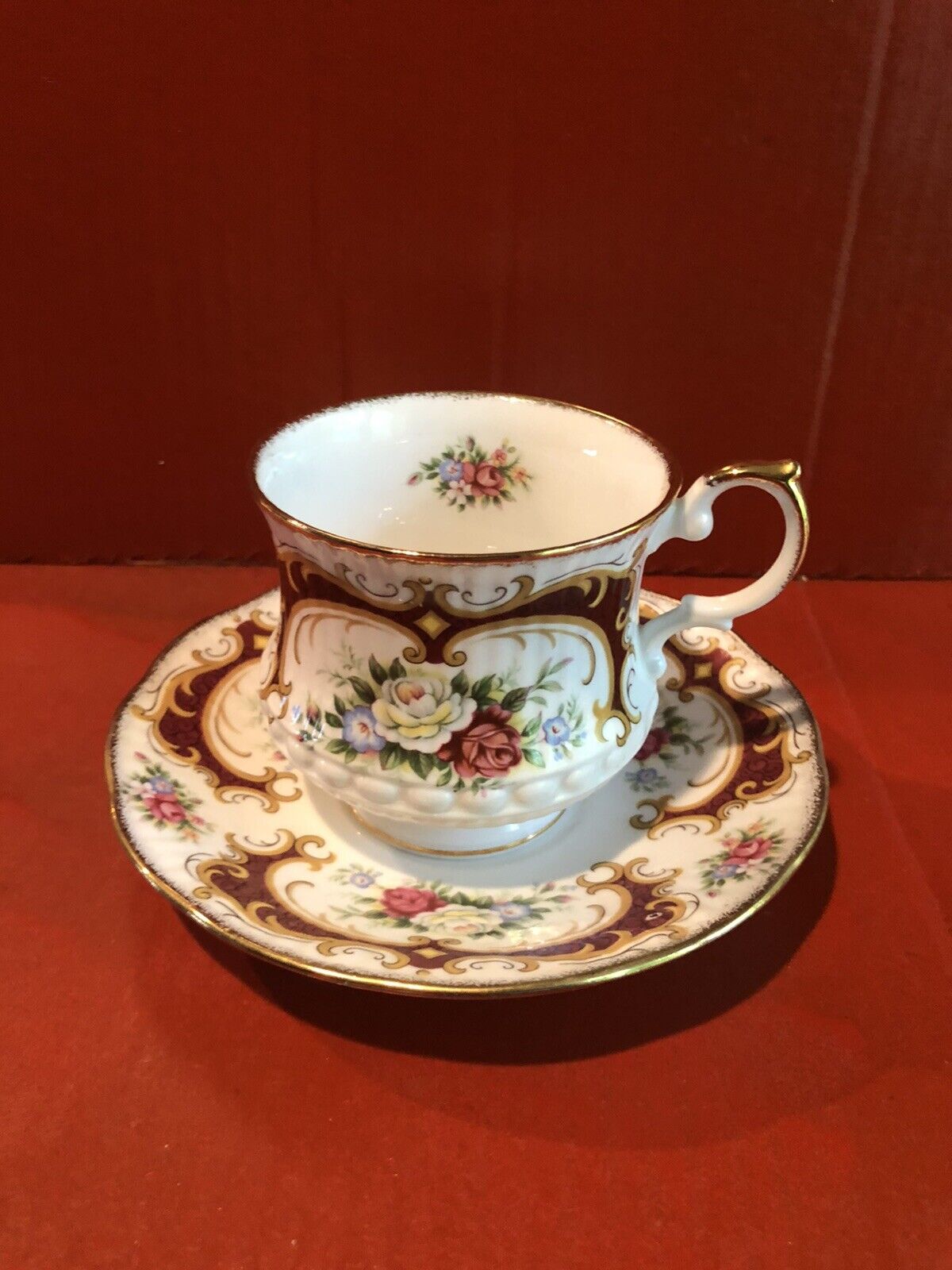 Queens Rosina England Flower Coffee Tea Saucer Cup Free shipping New Year-end gift and