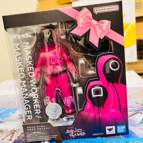 Bandai S.H.Figuarts Squid Game Masked Manager Worker Action Figure New SHF Toy - Picture 2 of 9