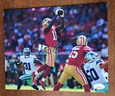 signed Marquise Goodwin  8x10 photo JSA COA authenticated 49ERS