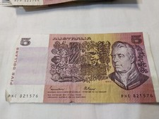 1985 $5 Johnston Fraser  Australian Banknote  PMC Prefix