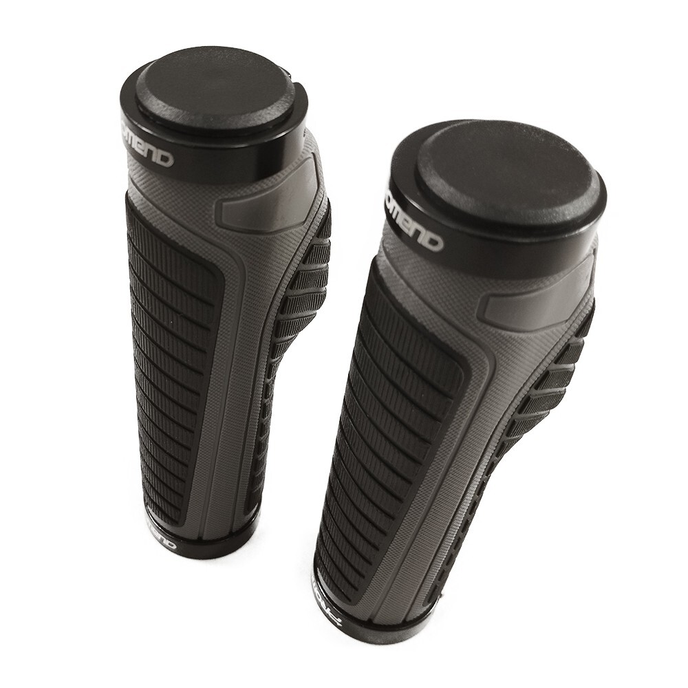Bike Bicycle Handlebar Grips Lock On Anti Slip Ergonomic Grey For