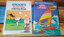 Lot Of 2 Vintage Peanuts Coloring Books Snoopy Playtime  Snoopy And Friends