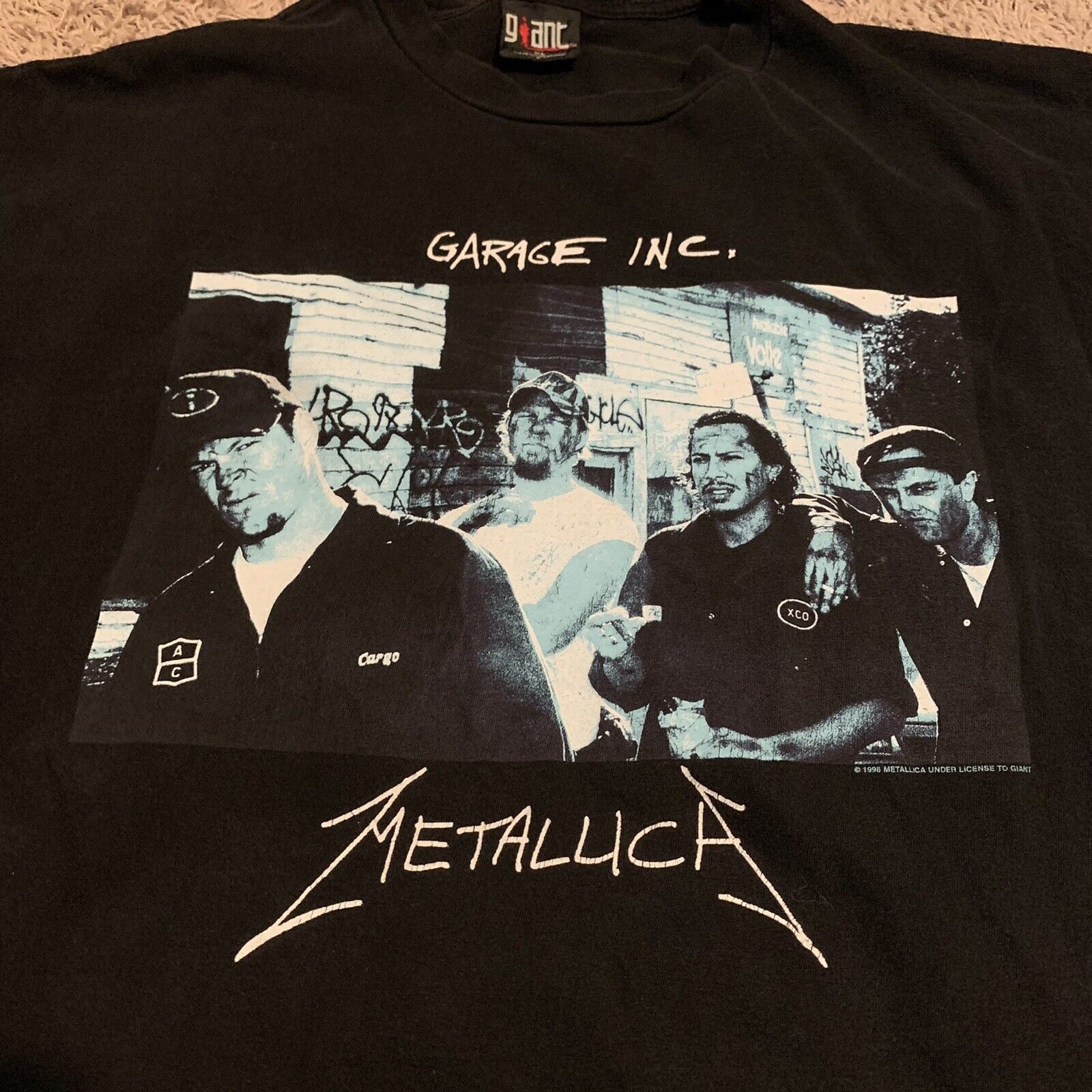 90s metallica garage inc. tee-