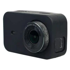 AMZER Silicone Skin Case with Lens Cover for Xiaomi Mijia Small Camera - Black