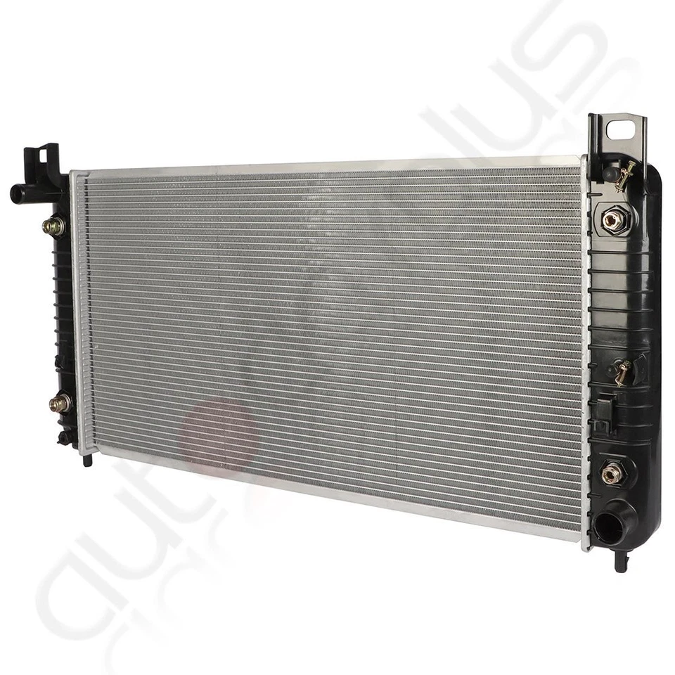 Aluminum Radiator Fits 01-10 Chevrolet Silverado 2500 HD 6.0L Silver Crossflow - Изображение 2 из 4