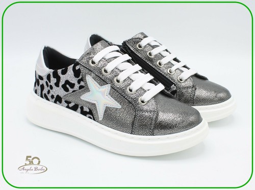 SNEAKERS BASSE DA BAMBINA IN ECO PELLE