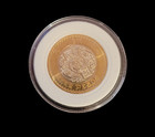 MEXICO 10 PESOS COIN MONEDAS DE 10 PESOS    ACRYLIC CASE INCLUDED
