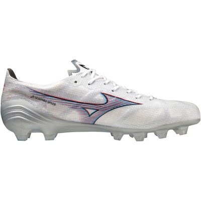 MIZUNO ALPHA ELITE P1GA236209 White Ignition Red Blue Men Soccer