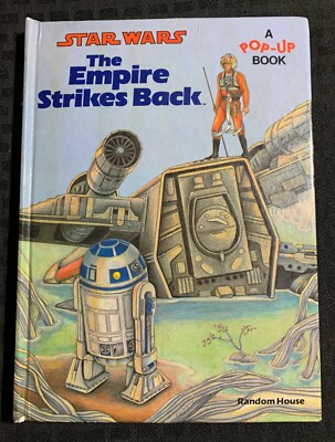 1980 STAR WARS The Empire Strikes Back Pop-Up Book HC VG+ 4.5 / Fisherman