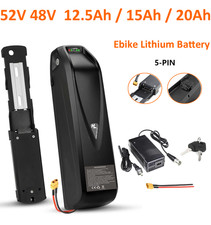 52V 48V 12.5Ah 15Ah 20Ah Hailong Ebike Lithium Battery For 200W-1500W Motor BMS