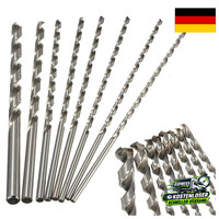 Spiralbohrer-Set 8-Teilig 200 Mm HSS Zylinderschaft FüR Holz Kunststoff, 2-7 Mm