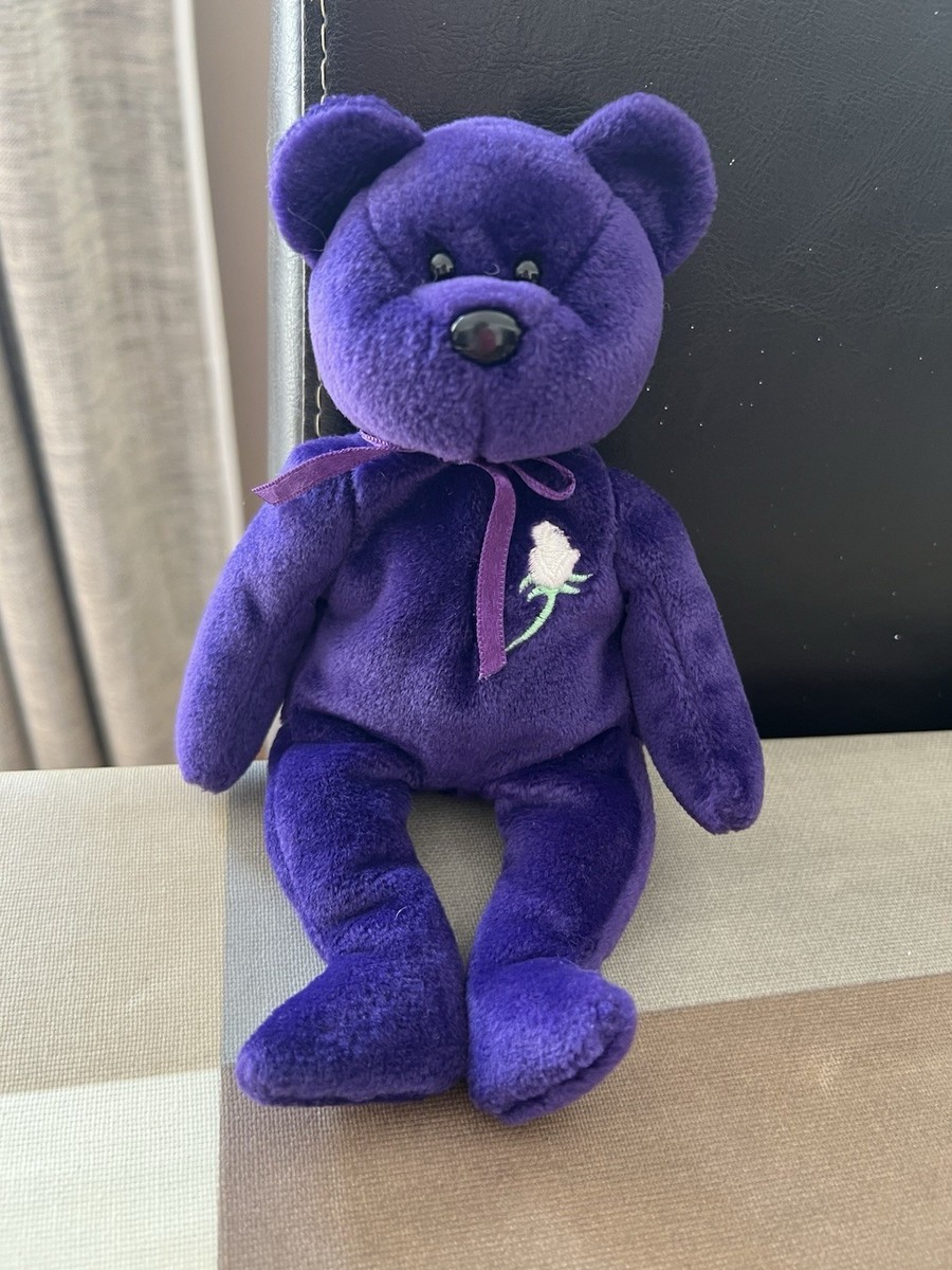 Diana Beanie Baby Princess The Bear Worth Hot Ty Beanie Princess