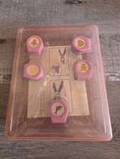 Vtg Shapes Punch Craft Set Diy Cards Mini Paper Scrapbooking PUNCHES ONLY g46