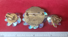 Vintage Bright, Aurora Borealis Rhinestone Brooch & Clip On Earrings Set — photo 4