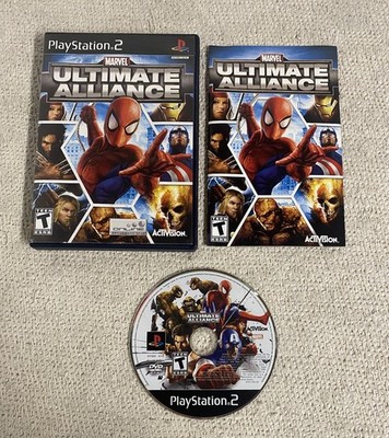Marvel: Ultimate Alliance (Sony PlayStation 2, 2006) PS2 CIB Complete W Manual