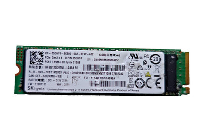 Dell SK hynix PC611 M.2 SSD NVME 512GB 2280, SMART gut 98%, HFS512GD9TNI-L2A0BA