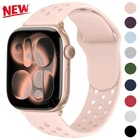 Silicone Strap Band For Apple Watch Series 11/10/9/8/7/6/SE 3 Ultra 3 2 42-49MM