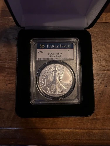 2022 silver eagle ms70 pcgs early issue