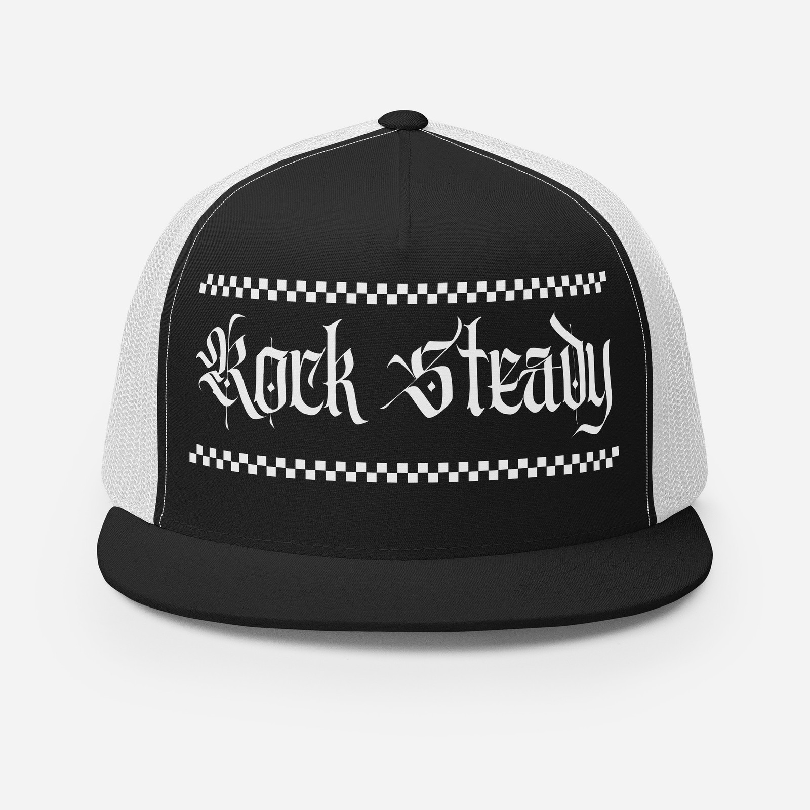 Gorra Rock Steady Checkered 2 Tonos Ska Trucker