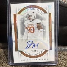 2024 National Treasures Collegiate Byron Murphy II Auto RC 10/49 OneTouch Texas