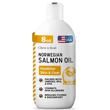 Salmon Oil for Dogs - Premium Fish Oil for Skin and Coat Health - Omega 3