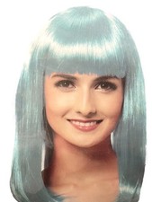 Womens Blue Bob Wig