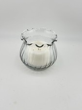 Vintage Indiana Glass Tea Light Candle Holders Votives 3 With Candle 3.98/ea