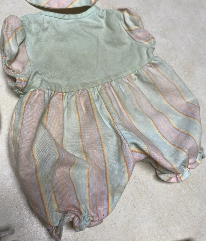 American Girl Doll Bitty Baby Beach Set & Sand Toys Umbrella w/ Stand Outfit Lot - Image 3 of 4