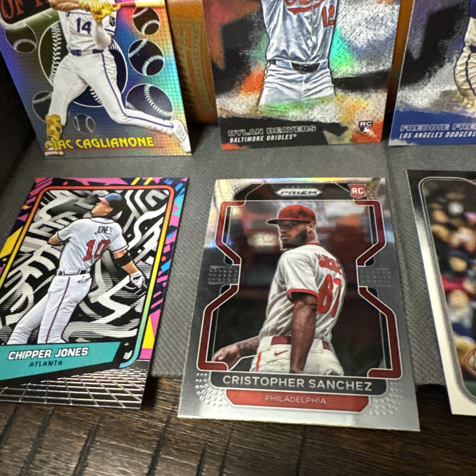 11 Card Baseball Lot - Joyner PSA, Lindsey /1, Soto /99, Freeman, Jac, Sanchez view 8