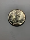 1943 d walking liberty half dollar Blazing BU