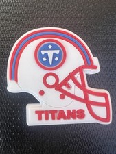 VINTAGE NFL TENNESSEE TITANS NEW LOGO RUBBER STANDINGS BOARD FRIDGE MAGNET 2026!