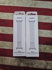 Samsung - Fabric Band for Galaxy Watch8 and Galaxy Watch8 Classic M/L - White