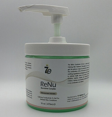 ReNu Bio-Active Complex Microcurrent Conductive Gel Hyaluronic 16 oz Lavender
