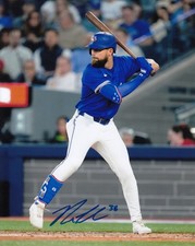 NATHAN LUKES TORONTO BLUE JAYS MLB AUTOGRAPHED SIGNED 8X10 PHOTO BASEBALL