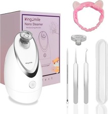 Facial Steamer Nano Ionic Warm Mist Aromatherapy Humidifier Skin Spa Home Use 80