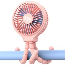 Portable Stroller Fan, 11H Ultra-long Battery Life 3 Speed 360 Rotate, USB Re...