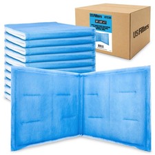 Paint Booth Bi Fold 20 X 40 X 1 Tacky Intake Filter Pad For Cross Draft