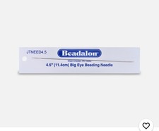 Beadalon  Big Eye Needles for Threading Beads 1 Piece