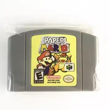 US Version Paper Mario Video Games for Nintendo 64 Console